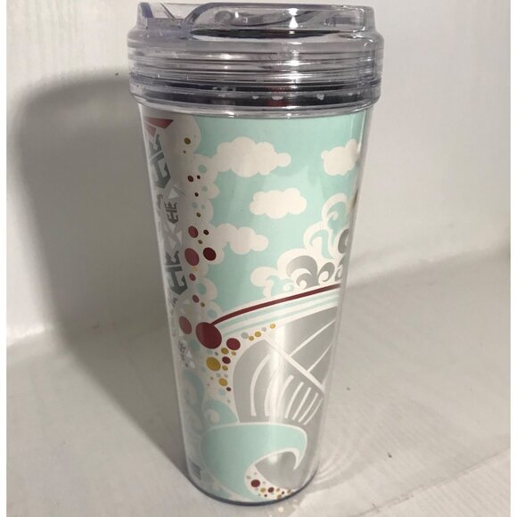 Coca-Cola & Royal Caribbean Travel Tumbler 16oz Insulated Cup With Lid - Picture 5 of 9